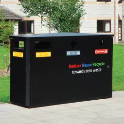Derby Triple Wheelie Bin Recycling Unit