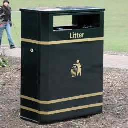 Derby E Double Slimline Litter Bin