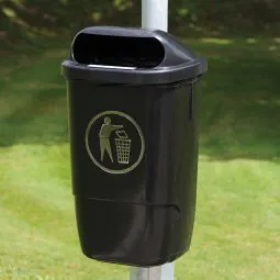 Post Mounted Litter Bin