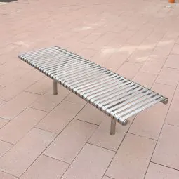 Weyburn Bench - Stainless Steel