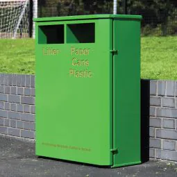 Derby Double E Slimline Recycling Bin Derby Double E Slimline Recycling Bin