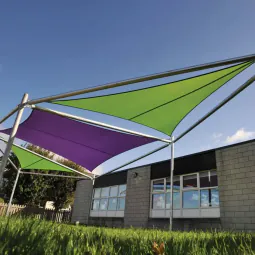 Combined Perimeter Beam Shade Sail
