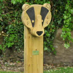 Badger Animal Face Totem Badger Animal Face Totem