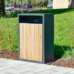 Westleigh Timber Slatted Litter Bin Westleigh Timber Slatted Litter Bin