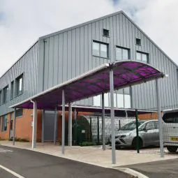 Bespoke Luton Walkway at Iffley Academy, Oxford