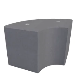 Concrete Bench Unity 300mm Internal Radius Curved Concrete Bench Unity 300mm Internal Radius Curved
