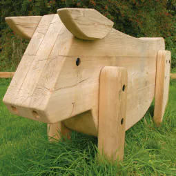 Cow Play Sculpture