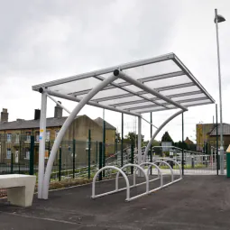 Cambridge Monopitch Cantilever Cycle Shelter