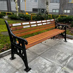 Eastgate Seat Memorial Bench at Bridgewater Community Healthcare NHS Foundation Trust, Warrington
