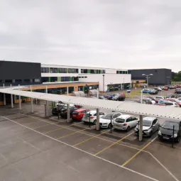 Edinburgh Cantilever Pick-Up & Drop-Off Canopy