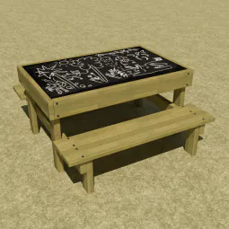 Chalkboard Picnic Table