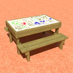 Whiteboard Picnic Table