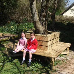 Square Tree Bench Square Tree Bench