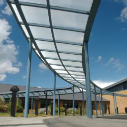 Luton Monopitch Walkway - Beacon Hill School