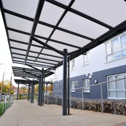 Aquinas Covered Walkway - Oak Grange Assisted Living