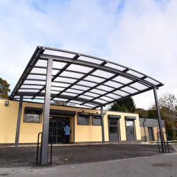 Newcastle Senior Entrance Canopy Newcastle Senior Entrance Canopy