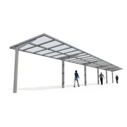 St. John Fisher Cantilever Monopitch Walkway