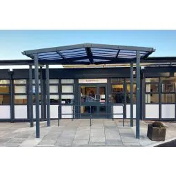 Newcastle Duopitch Entrance Canopy