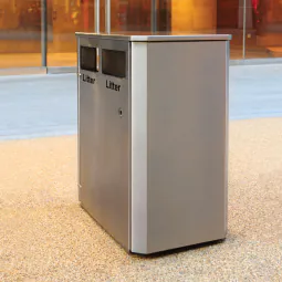 Derby Double Litter Bin