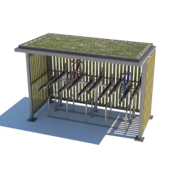 Two-Tier Blox A Sedum Roof Shelter