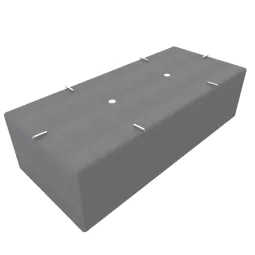 PAS 68 Counter Terror Concrete Block 2250mm Shallow Mount