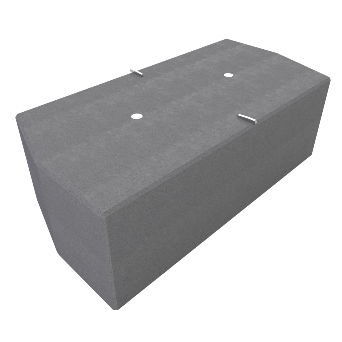 Regtangular Profile Blocks HVM Offset Profile Concrete Vehicle Mitigation Block 200 | Broxap