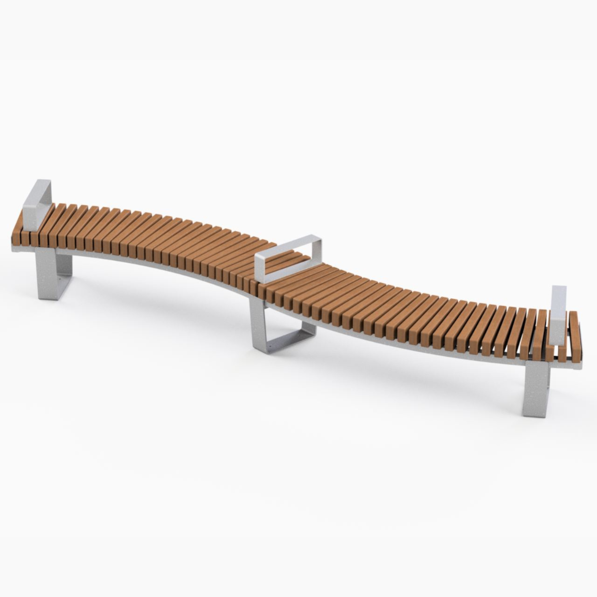 Modular Outdoor Bench | Quad Versa Modular Bench