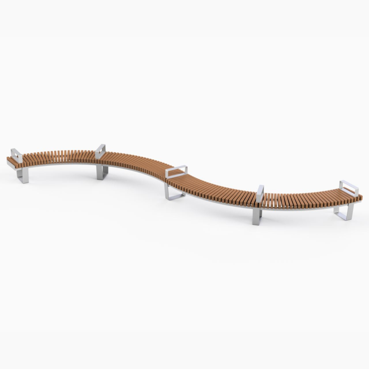 Modular Outdoor Bench | Quad Versa Modular Bench