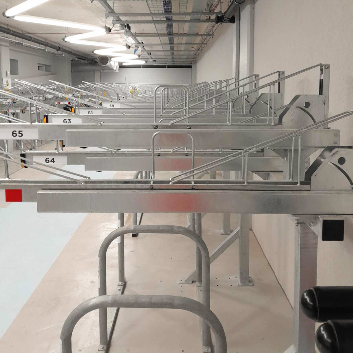 Easy Riser Cycle Rack Two Tier Bike Rack | Easi-Riser Lift Assisted Cycle Storage