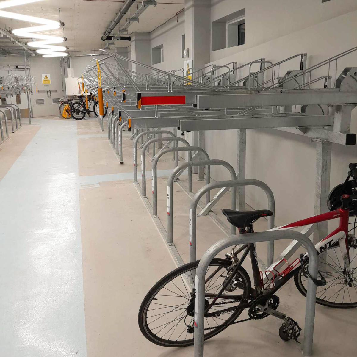 Easy Riser Cycle Rack Two Tier Bike Rack | Easi-Riser Lift Assisted Cycle Storage