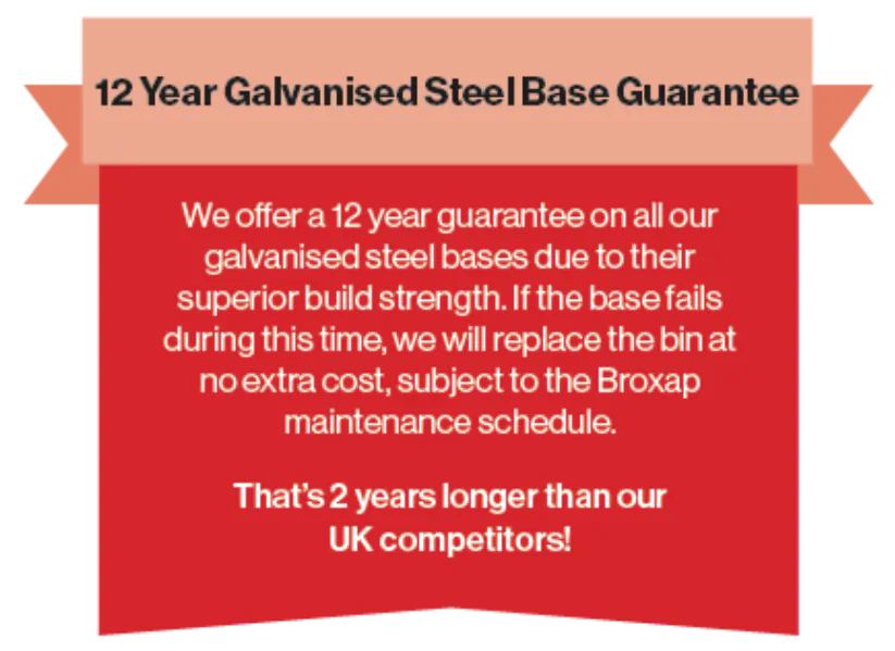 12 Year Galvanised Steel Warranty