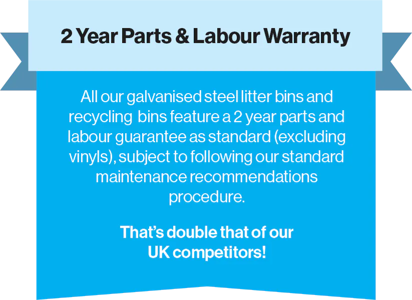 2 Year Parts & Labour Warranty