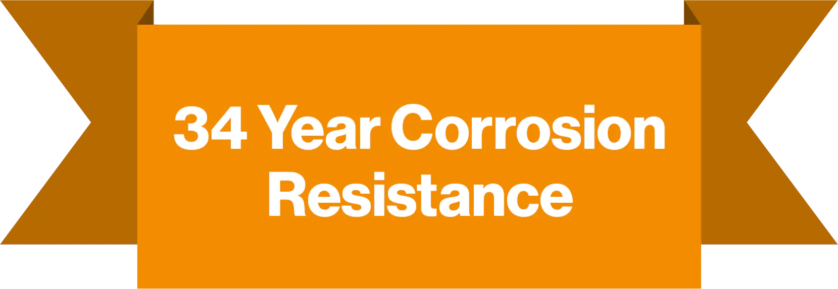 34 year corrosion resistance