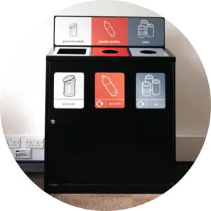 internal recycling bins