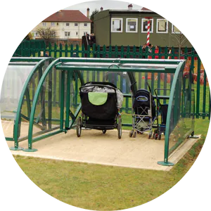 Buggy protection shelters