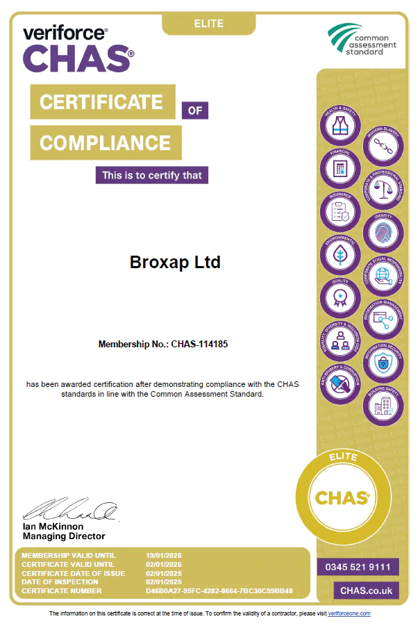 CHAS Certificate
