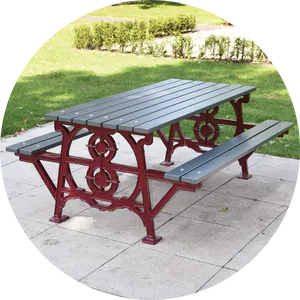 Cast Iron Picnic Benches 