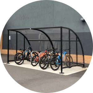 cycle parking shelters