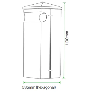 Derby Standard Litter Bin