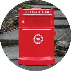 dog waste bins