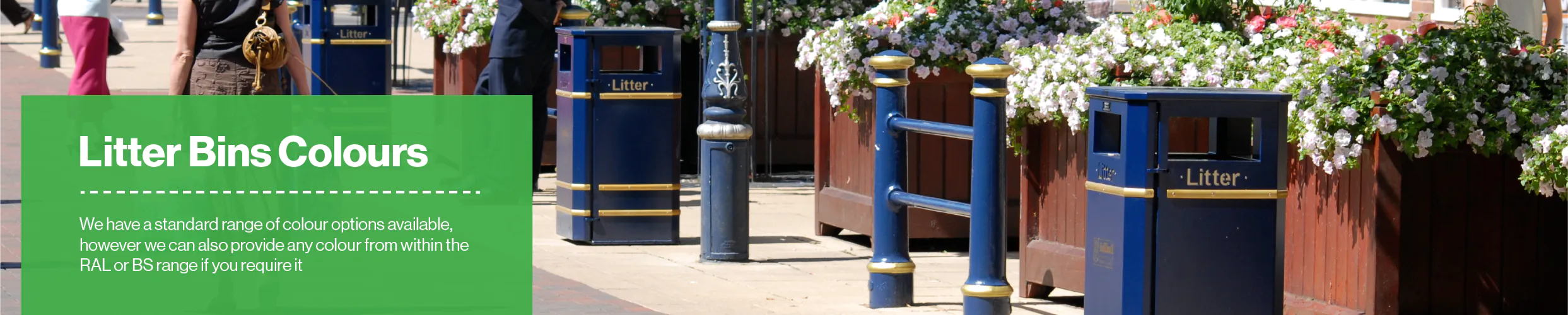 Litter Bins Colours