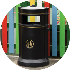 plastic litter bins