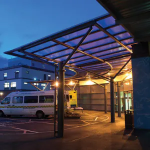 Single column Monopitch canopies