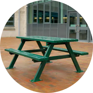 Steel Picnic Bench