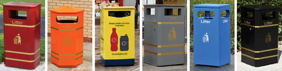 Polyester Powder Coating and Wet Paint Coating Bins