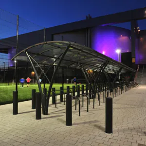 Single Column Arch Canopies