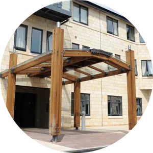 Timber Entrance Canopies 