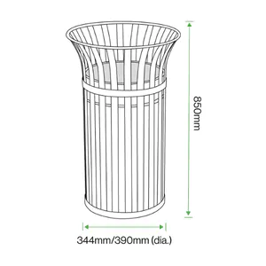 Derby Standard Litter Bin 