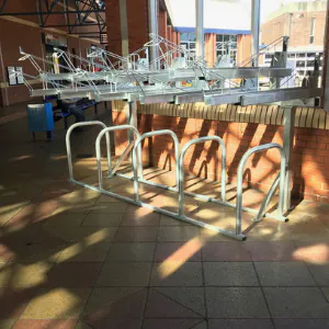 Easi-Riser Cycle Parking System at Conventry Bus Station
