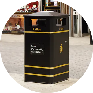 wheelie bin housing
